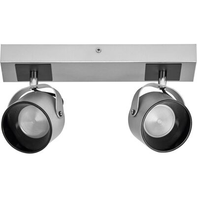 Osram Decor Spot Jupiter, 11,5w, 410lm, Argent, Spot, Têtes Réglables, Utilisati - Publicité Osram Decor Spot Jupiter, 11,5w, 410lm, Argent, Spot, Têtes Réglables, Utilisati - Publicité