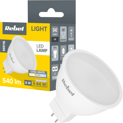 Ampoule Led Rebel 6w Mr16 6500k 12v - Publicité Ampoule Led Rebel 6w Mr16 6500k 12v - Publicité