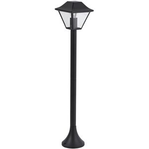 Beliani - Lampe de jardin moderne - Bollard lampe - 94cm Aluminium noir - Publicité Beliani - Lampe de jardin moderne - Bollard lampe - 94cm Aluminium noir - Publicité