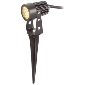 Non Applicabile Lampe Projecteur Gun Avec Piquet Noir 230v Led 3x1w 30â° Ip65 3000k - Publicité Non Applicabile Lampe Projecteur Gun Avec Piquet Noir 230v Led 3x1w 30â° Ip65 3000k - Publicité