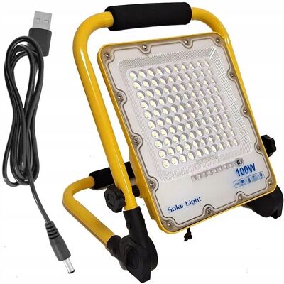 GENERIC - LED Portatif 100W 230V - Batterie 8Ah - Lumière de travail - Publicité GENERIC - LED Portatif 100W 230V - Batterie 8Ah - Lumière de travail - Publicité