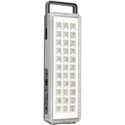 Avizar Lampe D’urgence 30 Led Haute Luminosité 1800mah Rechargeable Blanc - Publicité Avizar Lampe D’urgence 30 Led Haute Luminosité 1800mah Rechargeable Blanc - Publicité