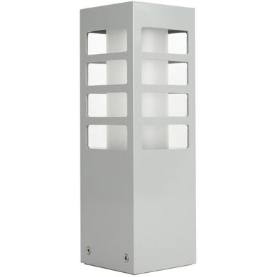 Poteau De Jardin 25 Cm 1xe27 Argent Ip54 Su-Ma Rado Rado Iii 3 Al - Publicité Poteau De Jardin 25 Cm 1xe27 Argent Ip54 Su-Ma Rado Rado Iii 3 Al - Publicité