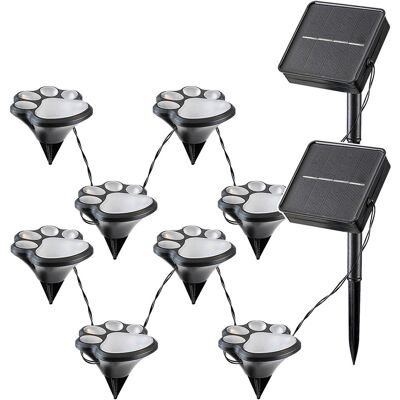 Rabalux Wigry Lot 2 Lampes Solaires De Jardin Led Ip44 8 Pièces Noir - Publicité Rabalux Wigry Lot 2 Lampes Solaires De Jardin Led Ip44 8 Pièces Noir - Publicité