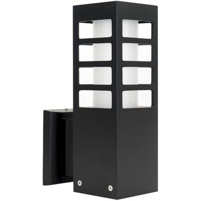 Applique Murale Extérieure En Aluminium Noir Ip54 1xe27 Su-Ma Rado Rado Iii K Bl - Publicité Applique Murale Extérieure En Aluminium Noir Ip54 1xe27 Su-Ma Rado Rado Iii K Bl - Publicité