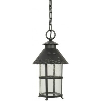 Suspension D'Extérieur Rétro 1xe27 Noire Ip23 Su-Ma Toledo K 1018/1/r - Publicité Suspension D'Extérieur Rétro 1xe27 Noire Ip23 Su-Ma Toledo K 1018/1/r - Publicité