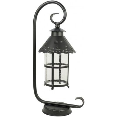 Lampadaire D'Extérieur Rétro 54 Cm 1xe27 Noir Ip23 Su-Ma Toledo K 4011/1/r - Publicité Lampadaire D'Extérieur Rétro 54 Cm 1xe27 Noir Ip23 Su-Ma Toledo K 4011/1/r - Publicité