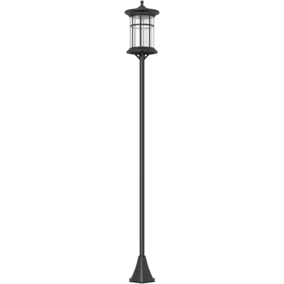 Outsunny Lampadaire Solaire Led Extérieur Jardin 6000k 184cm Noir Ip44 - Publicité Outsunny Lampadaire Solaire Led Extérieur Jardin 6000k 184cm Noir Ip44 - Publicité