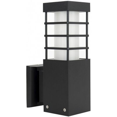 Applique Murale Extérieure En Aluminium Noir Ip54 1xe27 Su-Ma Rado Rado Ii K Bl - Publicité Applique Murale Extérieure En Aluminium Noir Ip54 1xe27 Su-Ma Rado Rado Ii K Bl - Publicité