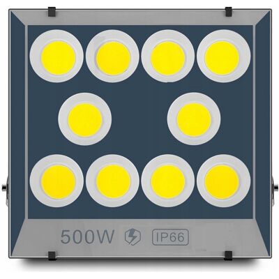 Sans Marque Lampe Halogène Led Extérieure Pour Jardin, Garage, Chantier, Hall, 500 W, Étanch - Publicité Sans Marque Lampe Halogène Led Extérieure Pour Jardin, Garage, Chantier, Hall, 500 W, Étanch - Publicité