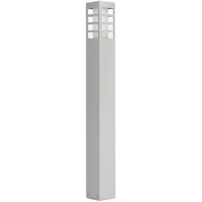 Poteau De Jardin 75 Cm 1xe27 Argent Ip54 Su-Ma Rado Rado Iii 1 Al - Publicité Poteau De Jardin 75 Cm 1xe27 Argent Ip54 Su-Ma Rado Rado Iii 1 Al - Publicité