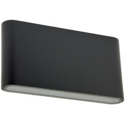 Applique Murale Extérieure, 2 Led 5,5 W, Noire, Ip54, Su-Ma Slim M1016 Bl - Publicité Applique Murale Extérieure, 2 Led 5,5 W, Noire, Ip54, Su-Ma Slim M1016 Bl - Publicité