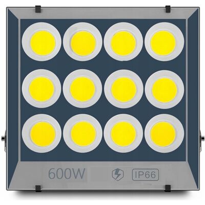 Sans Marque Lampe Halogène Led Extérieure Pour Jardin, Garage, Chantier, Hall, 600 W, Étanch - Publicité Sans Marque Lampe Halogène Led Extérieure Pour Jardin, Garage, Chantier, Hall, 600 W, Étanch - Publicité