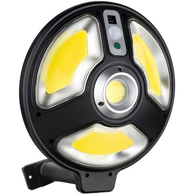 Avizar Lampe Solaire 70w Ip67, Détecteur De Mouvement Orientable Allumage Auto - Publicité Avizar Lampe Solaire 70w Ip67, Détecteur De Mouvement Orientable Allumage Auto - Publicité