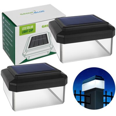 Greenblue Gb125 Lampe Solaire Pour Poteau 60x40 Mm - Lot 2, 6 Led, 4000k - Publicité Greenblue Gb125 Lampe Solaire Pour Poteau 60x40 Mm - Lot 2, 6 Led, 4000k - Publicité