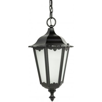 Suspension Extérieure 24 Cm De Diamètre 1xe27 Noire Ip43 Su-Ma Retro K 1018/1/d - Publicité Suspension Extérieure 24 Cm De Diamètre 1xe27 Noire Ip43 Su-Ma Retro K 1018/1/d - Publicité