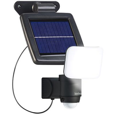 Projecteur Solaire À Led Ip44 300 Lm Avec Détecteur De Mouvement Pir - Luminea - Publicité Projecteur Solaire À Led Ip44 300 Lm Avec Détecteur De Mouvement Pir - Luminea - Publicité