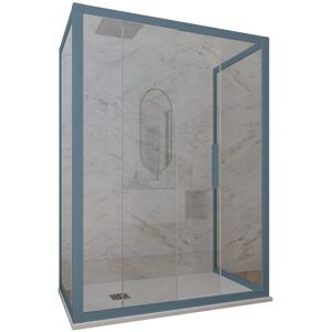 Forte - Enceinte de douche 3 côtés réversible - 70x100x70 cm - Publicité Forte - Enceinte de douche 3 côtés réversible - 70x100x70 cm - Publicité