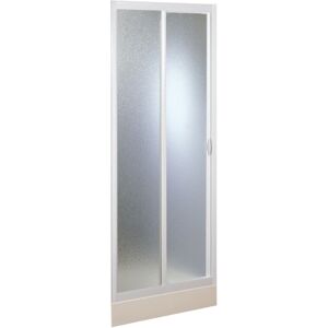 Forte Cabine De Douche Paroi 110cm Niche En Pvc Crilex Acrylique 1 Porte Coulissante - Publicité Forte Cabine De Douche Paroi 110cm Niche En Pvc Crilex Acrylique 1 Porte Coulissante - Publicité