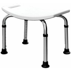 Akw International 02300 - Tabouret De Douche Sur Pieds 500x250x500mm Blanc - Publicité Akw International 02300 - Tabouret De Douche Sur Pieds 500x250x500mm Blanc - Publicité
