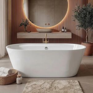 Baignoire Autoportante Alco - Badplaats - 170 X 85 X 60 Cm - Bain Blanc - Publicité Baignoire Autoportante Alco - Badplaats - 170 X 85 X 60 Cm - Bain Blanc - Publicité