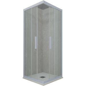 FORTE - Paroi de douche réversible bleu vintage 70x100cm - Publicité FORTE - Paroi de douche réversible bleu vintage 70x100cm - Publicité