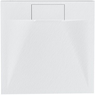 Plateau de Douche Beliani Blanc 90x90x3cm Moderne SMC Antidérapant - Publicité Plateau de Douche Beliani Blanc 90x90x3cm Moderne SMC Antidérapant - Publicité