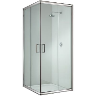 Idralite Cabine De Douche Paroi Douche 70x70 H200 Cm Verre Transparent Angulaire Alabama - Publicité Idralite Cabine De Douche Paroi Douche 70x70 H200 Cm Verre Transparent Angulaire Alabama - Publicité