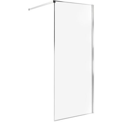 Panneau de douche Beliani Waspam - Verre trempé, Moderne, Réversible - Publicité Panneau de douche Beliani Waspam - Verre trempé, Moderne, Réversible - Publicité