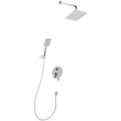 Beliani Ensemble De Douche Encastrable En Laiton 3 Fonctions De Douche Suspendu Argenté - Publicité Beliani Ensemble De Douche Encastrable En Laiton 3 Fonctions De Douche Suspendu Argenté - Publicité