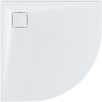 Beliani Paron Tray de douche blanc 90x90cm minimaliste - Publicité Beliani Paron Tray de douche blanc 90x90cm minimaliste - Publicité