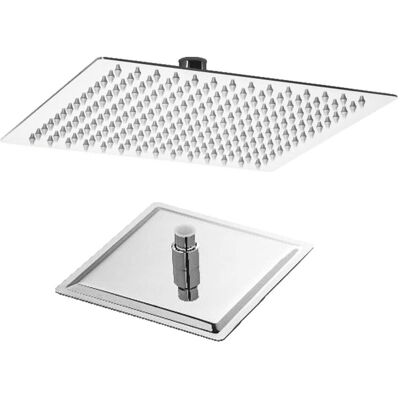 Metaform Douche pluie carrée - 25x25cm en acier inoxydable - Publicité Metaform Douche pluie carrée - 25x25cm en acier inoxydable - Publicité