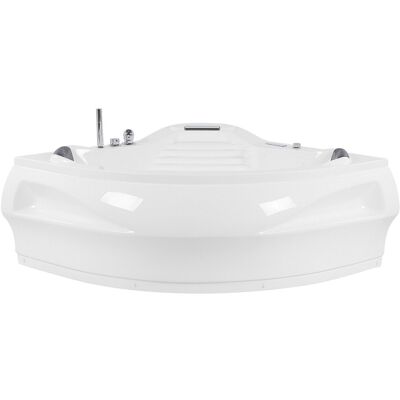 Beliani - Baignoire d'angle en acrylique Monaco avec LED et Bluetooth - 210x145 cm - Publicité Beliani - Baignoire d'angle en acrylique Monaco avec LED et Bluetooth - 210x145 cm - Publicité