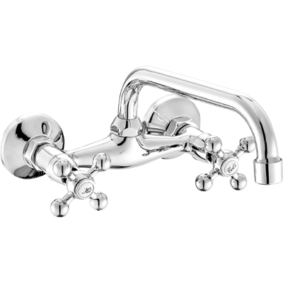Stilo BKI 050D - Chrome - Fixation murale - Reach 170 mm - Faucet - Publicité Stilo BKI 050D - Chrome - Fixation murale - Reach 170 mm - Faucet - Publicité