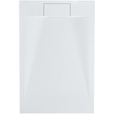 Platine de douche Beliani Azzurro effet pierre naturelle 120x80cm - Publicité Platine de douche Beliani Azzurro effet pierre naturelle 120x80cm - Publicité