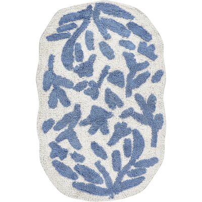 Beliani Tapis De Bain Moderne En Coton 60 X 90 Cm Forme Irrégulière Salle De Bain Bleu D - Publicité Beliani Tapis De Bain Moderne En Coton 60 X 90 Cm Forme Irrégulière Salle De Bain Bleu D - Publicité