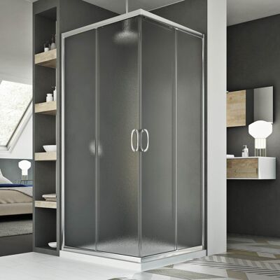 IDRALITE Enclosure de douche Junior 100x120cm - Rectangulaire - Publicité IDRALITE Enclosure de douche Junior 100x120cm - Rectangulaire - Publicité