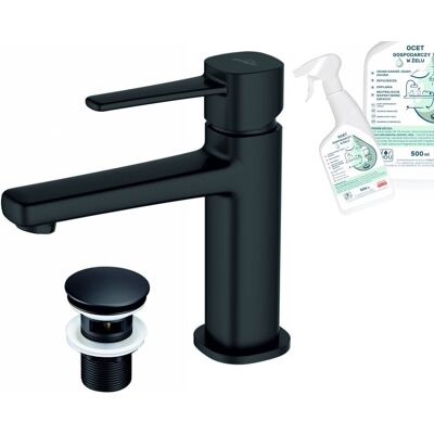 Sans Marque Robinet De Lavabo Noir Invena Glamour Bu-02-004 Avec Gel De Vinaigre Ménager Off - Publicité Sans Marque Robinet De Lavabo Noir Invena Glamour Bu-02-004 Avec Gel De Vinaigre Ménager Off - Publicité