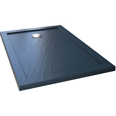 Idralite Receveur Plateau Bac Douche 70x170 Cm Anthracite Pierre Acrylique Rectangle - Publicité Idralite Receveur Plateau Bac Douche 70x170 Cm Anthracite Pierre Acrylique Rectangle - Publicité