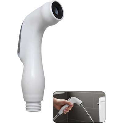 Avizar Douchette Type Spa Avec Effet Pluie Douce Et Embout Silicone Blanc - Publicité Avizar Douchette Type Spa Avec Effet Pluie Douce Et Embout Silicone Blanc - Publicité