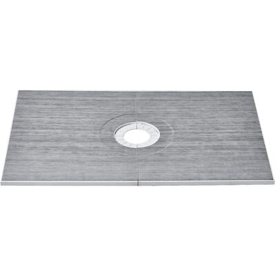 Vevor Kit Bac Bordure Douche Imperméabilisant 1524x965 Mm Drain Central Épais - Publicité Vevor Kit Bac Bordure Douche Imperméabilisant 1524x965 Mm Drain Central Épais - Publicité