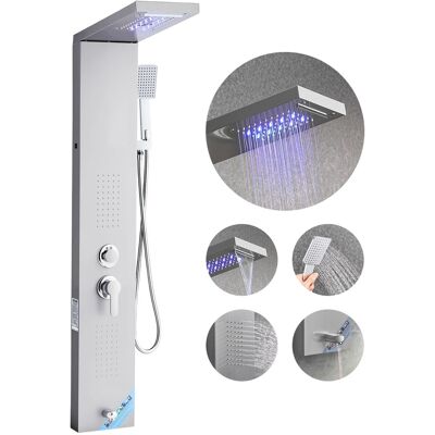 Vevor Colonne De Douche Système De Panneau De Douche En Acier Inox 5 Modes Jets - Publicité Vevor Colonne De Douche Système De Panneau De Douche En Acier Inox 5 Modes Jets - Publicité