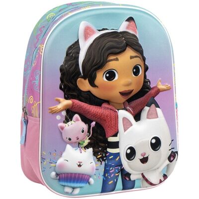 Sac À Dos Pour Enfants 3d Gabby'S Dollhouse Rosa Femme Cerdà - Publicité Sac À Dos Pour Enfants 3d Gabby'S Dollhouse Rosa Femme Cerdà - Publicité