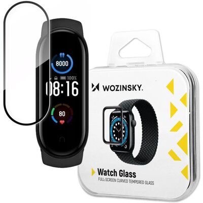 Wozinsky Verre De Protection Hybride Pour Xiaomi Mi Band 5 Noir - Publicité Wozinsky Verre De Protection Hybride Pour Xiaomi Mi Band 5 Noir - Publicité