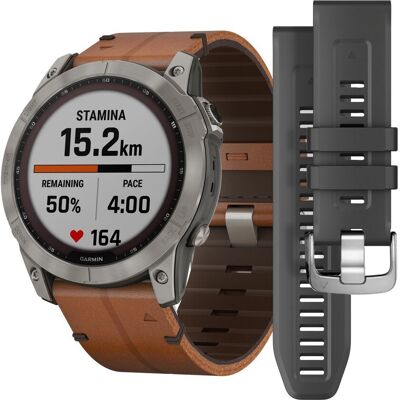Garmin Fenix 7X Saphir Solaire Titane - Montre Connectée - Publicité Garmin Fenix 7X Saphir Solaire Titane - Montre Connectée - Publicité