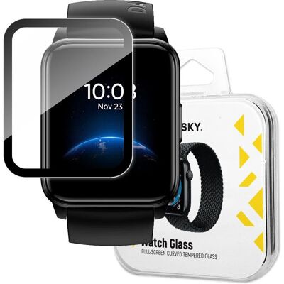 Wozinsky Verre De Protection Hybride Pour Realme Watch 2 Noir - Publicité Wozinsky Verre De Protection Hybride Pour Realme Watch 2 Noir - Publicité