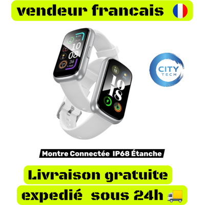Hoco Montre Connectée Ip68 Étanche • Bluetooth 5.3 Écran Tft 1,47\" • - Publicité Hoco Montre Connectée Ip68 Étanche • Bluetooth 5.3 Écran Tft 1,47\" • - Publicité