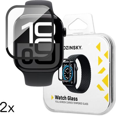 Wozinsky Verre Trempé Pour Apple Watch 46 Mm Avec Colle Intégrale - Lot De 2. Publicité Wozinsky Verre Trempé Pour Apple Watch 46 Mm Avec Colle Intégrale - Lot De 2. Publicité