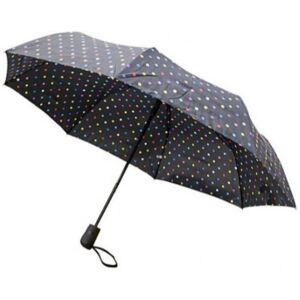 Parapluie Pliable Pour Femme Décoré Instant Nature Lorient Couleur Noir - Publicité Parapluie Pliable Pour Femme Décoré Instant Nature Lorient Couleur Noir - Publicité