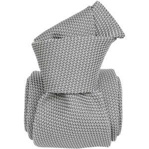 Segni Et Disegni Cravate Grenadine De Soie, Segni & Disegni, Lucia Gris Argent - Gris - Fabrique - Publicité Segni Et Disegni Cravate Grenadine De Soie, Segni & Disegni, Lucia Gris Argent - Gris - Fabrique - Publicité